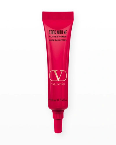 Shop Valentino Stick With Me Glitter Primer In Red