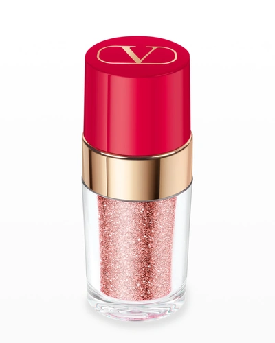 Shop Valentino Dreamdust Lip And Cheek Loose Glitter Makeup In Red