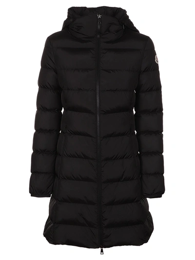 Shop Moncler Gie Hooded Puffer Coat In Black