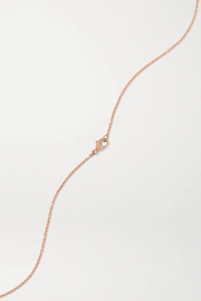 Shop Almasika Le Grand Cauri Arc En Ciel 18-karat Rose Gold Sapphire Necklace
