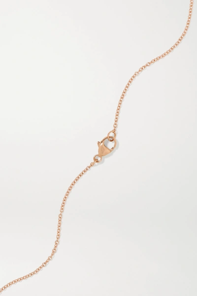 Shop Almasika Cauri Arc En Ciel 18-karat Rose Gold Sapphire Necklace