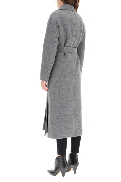 Shop Pinko Giacomo Coat In Grey