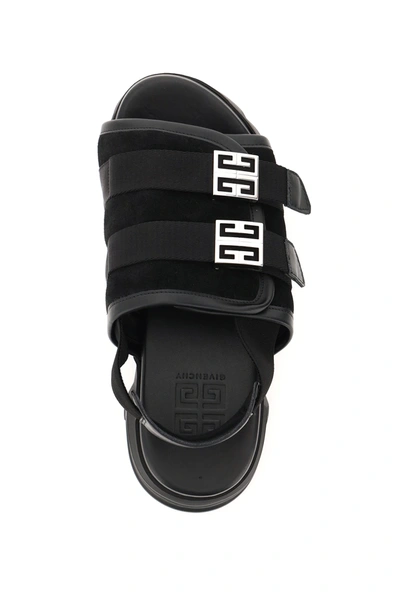 Shop Givenchy Marshmallow Sandals In Black