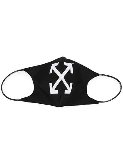 Shop Off-white Arrows Face Mask In 黑色