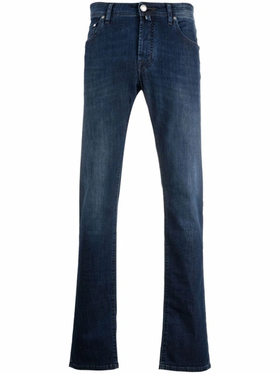 SLIM-CUT DENIM JEANS