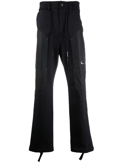 Nike Panelled Track Pants In Black