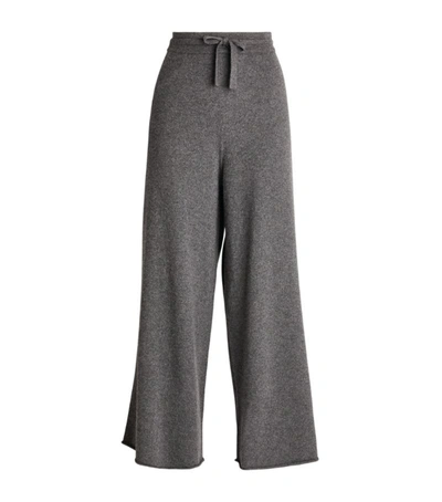 Shop Jil Sander Cashmere Wide-leg Trousers In Grey