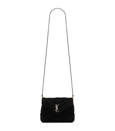 Shop Saint Laurent Small Loulou Toy Cross-body Bag In Black
