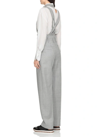 Shop Brunello Cucinelli Trousers Light Grey