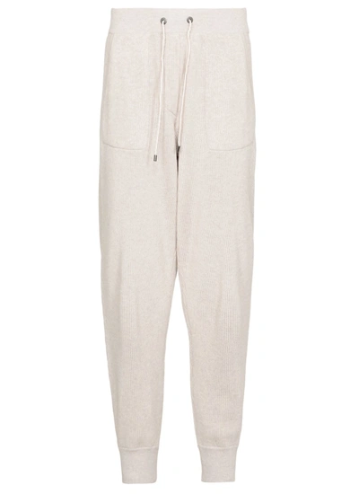 Shop Brunello Cucinelli Trousers In Oyster