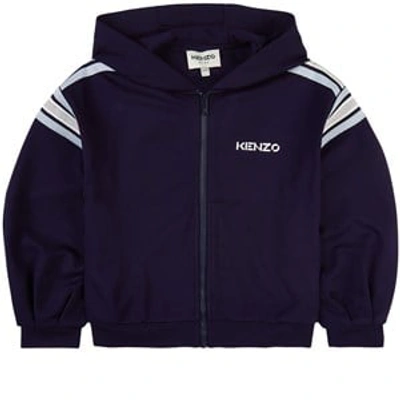Shop Kenzo Kids Navy Track Jacket