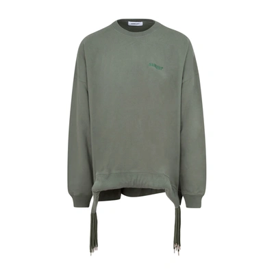 Ambush Green Multicord Crewneck Sweatshirt | ModeSens