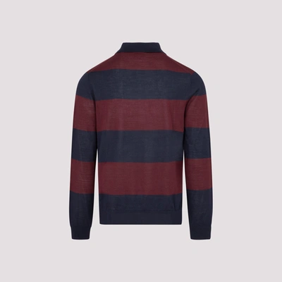 Shop Paul Smith Wool And Silk Sweater In Blue