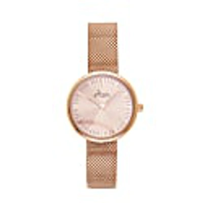 Bermuda Watch Company Venus Interchangeable Rose Gold/lilac Leather In Gold/lilac