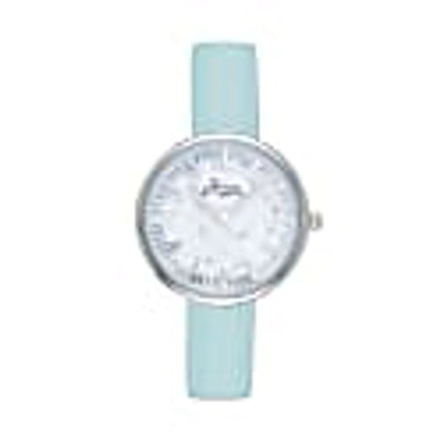 Bermuda Watch Company Venus Interchangeable Marble/silver/blue Mesh In Marble/silver/blue