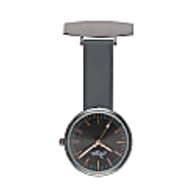 Bermuda Watch Company Venus Interchangeable Rose Gold/gunmetal/grey Leather In Gold/gunmetal/grey