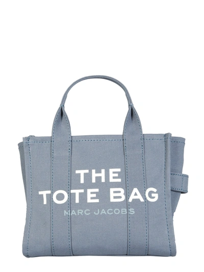 Shop Marc Jacobs The Mini Traveler Tote Bag In Blue