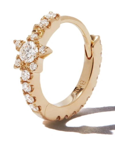 Shop Maria Tash 18kt Gold Diamond Star Eternity Earring