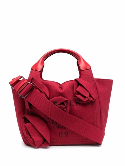 Shop Valentino Atelier Tote Bag In Rot