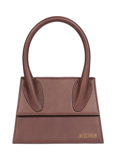 Shop Jacquemus Le Grand Chiquito Tote Bag In Brown