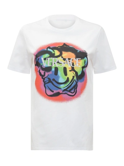 Shop Versace Graphic In White
