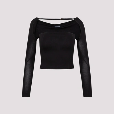 Shop Jacquemus Lucciu Long In Black