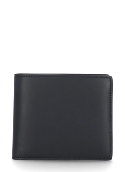 Shop Maison Margiela Stitched Bifold Wallet In Black