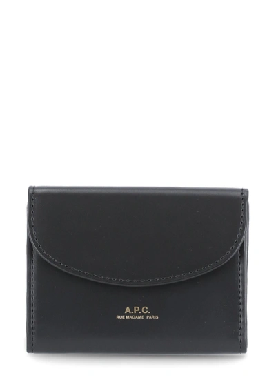 Shop Apc A.p.c. Genève Card Holder In Black