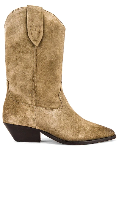 Shop Isabel Marant Duerto Boot In Taupe