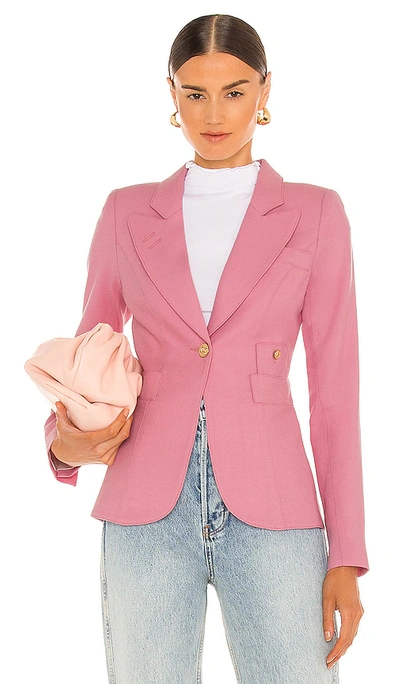 Shop Smythe Classic Duchess Blazer In 颠覆粉