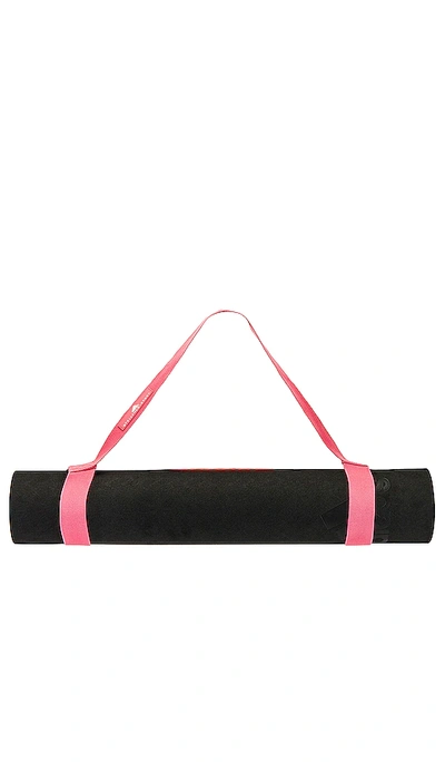 Shop Adidas By Stella Mccartney Asmc Yoga Mat In Black & Hazy Rose