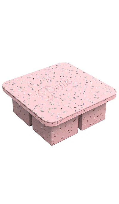 Shop W&p Extra Large Ice Tray In Pink Speckle