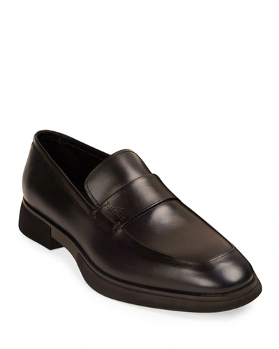 Shop Paul Stuart Men's Marston Leather Loafers In Brown Brush Calf