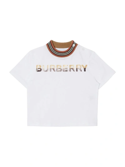 Shop Burberry Confectionery Print T-shirt In White