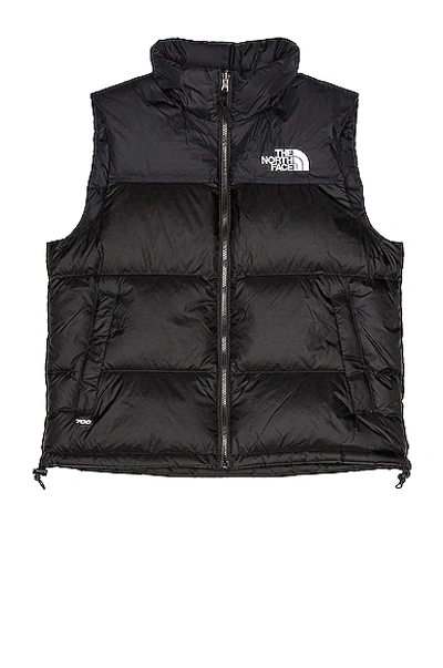 The North Face Black 1996 Retro Nuptse Down Vest In Recycled Tnf Black