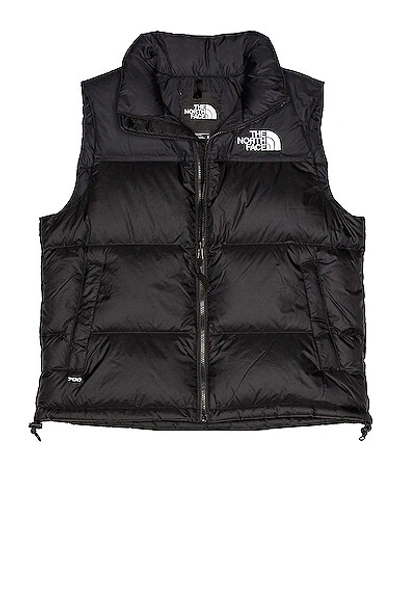 The North Face Black 1996 Retro Nuptse Down Vest In Recycled Tnf Black