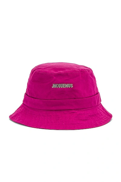 Shop Jacquemus Le Bob Gadjo In Dark Pink