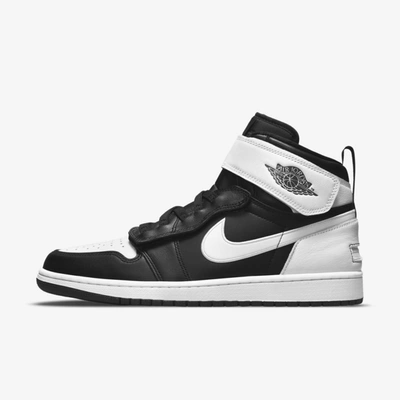 Shop Jordan Air  1 Hi Flyease Shoes In Black,white