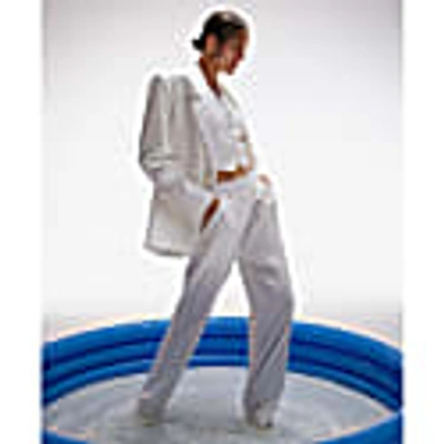 Aggi By Halewski Uma Aesthetic White Vest In White