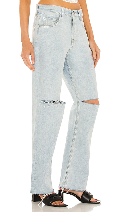 Grlfrnd Bella Low Rise Boyfriend In Blue