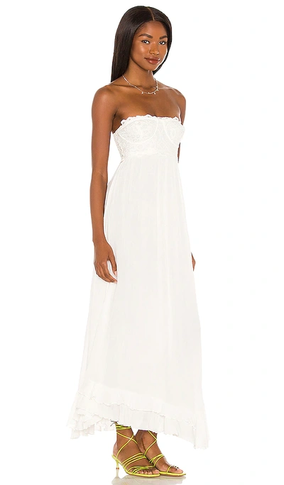 Shop Free People Adella Corset Maxi Dress In Ivory