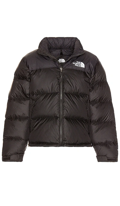 The North Face Solid Color Padded Jacket With Embroidered Logo In Black
