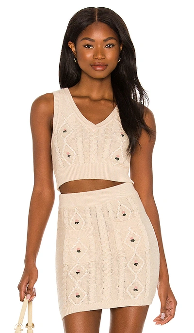 Shop Majorelle Bella Sweater Vest In Neutral