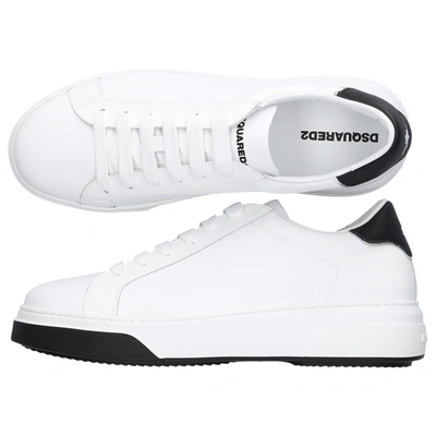 Shop Dsquared2 Low-top Sneakers Bumper Calfskin In White