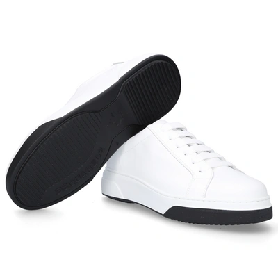 Shop Dsquared2 Low-top Sneakers Bumper Calfskin In White
