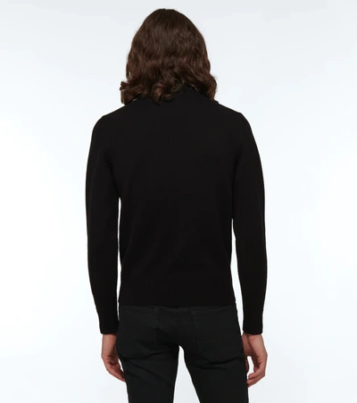 Shop Tom Ford Cashmere Turtleneck Sweater In Black