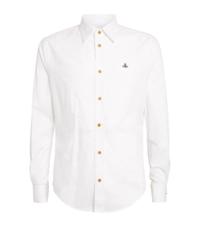 Shop Vivienne Westwood Cotton Shirt In White