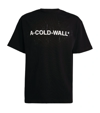 Shop A-cold-wall* Cotton T-shirt In Black
