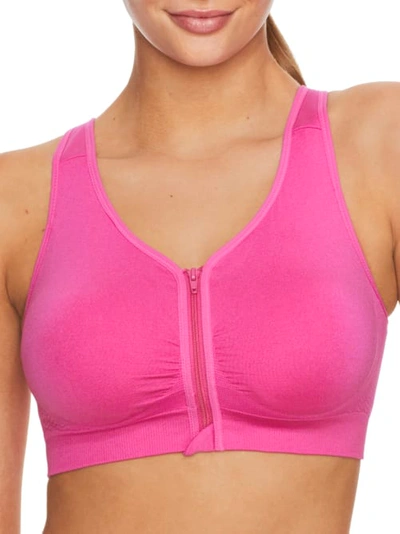 Shop Anita Lynn Front-close Wire-free Bra In Hot Pink