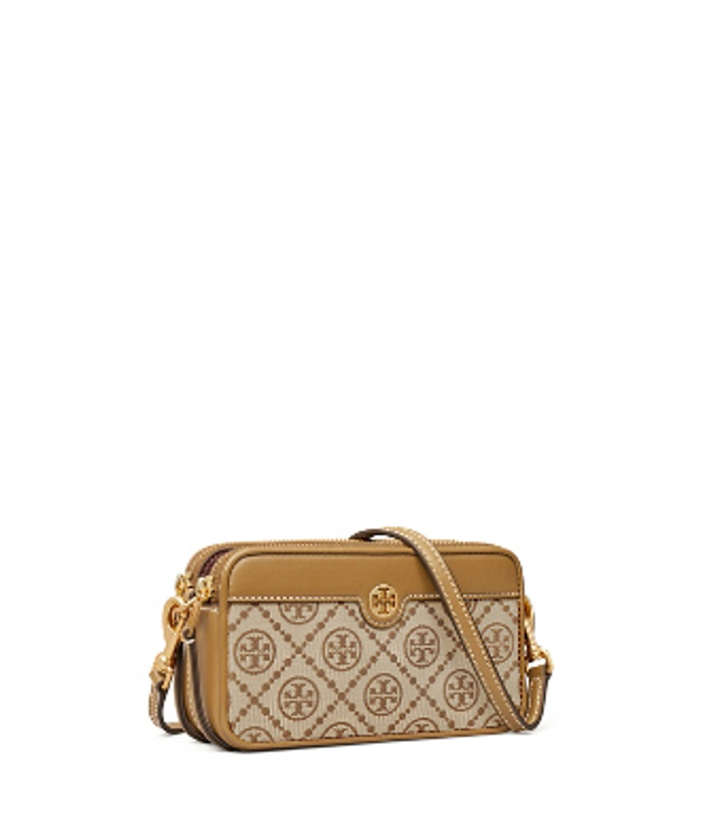 Tory Burch T Monogram Jacquard online Double-Zip Mini Bag 82240